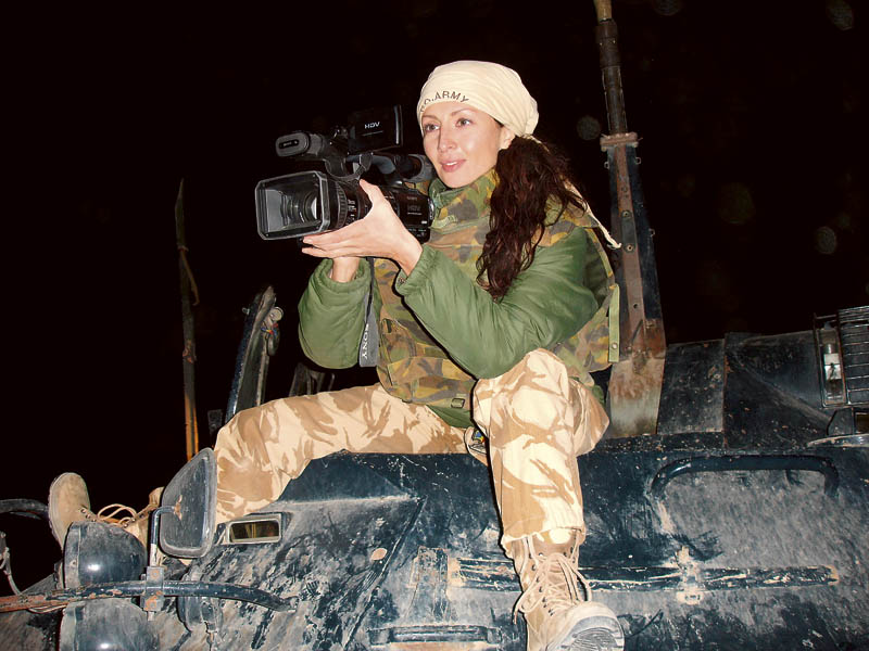 2005: In urma cu 12 ani, Mihaela a facut un documentar in Irak