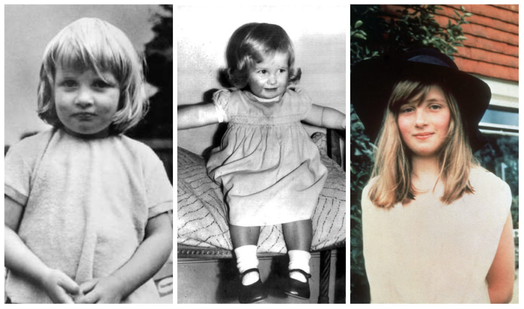 Printesa Diana, in copilarie si adolescenta. Frumusetea ei naturala atragea atentia tuturor