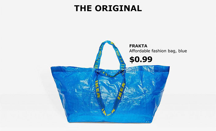 IKEA a inceput o campanie pentru a isi promova geanta ca fiind cea originala Tote