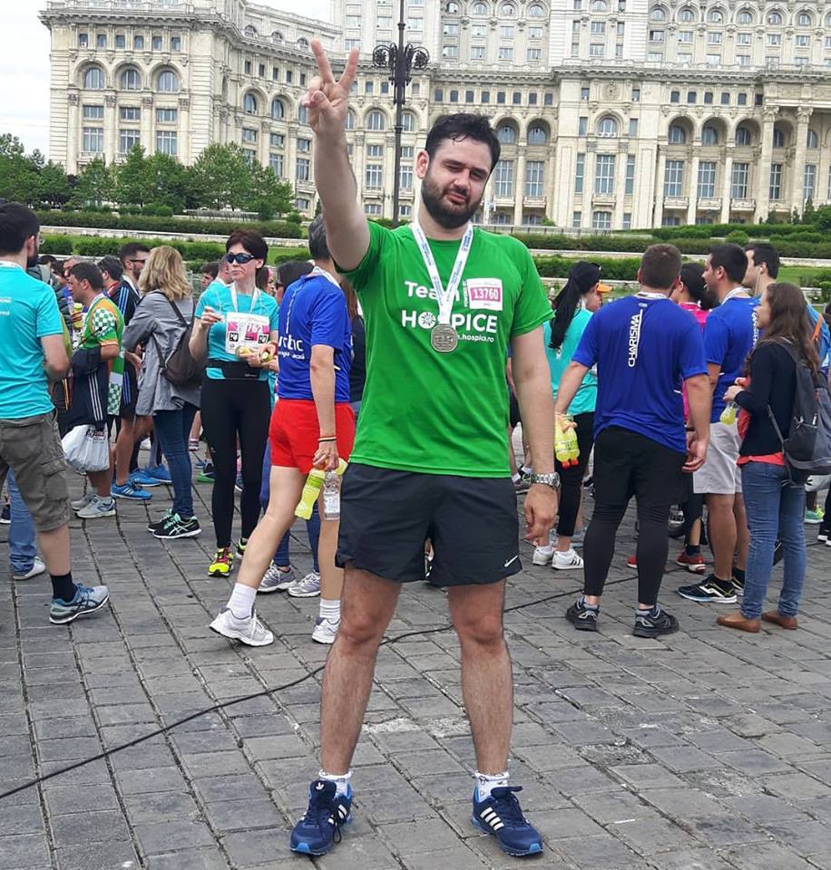 Bogdan Nicolai aleargă zilnic 10 km
