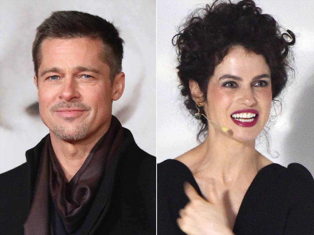Brad Pitt are o prietena noua care seamana cu Angelina Jolie!