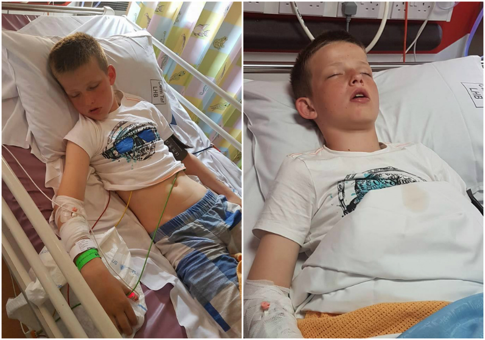Baietelul de 11 ani a intrat in coma