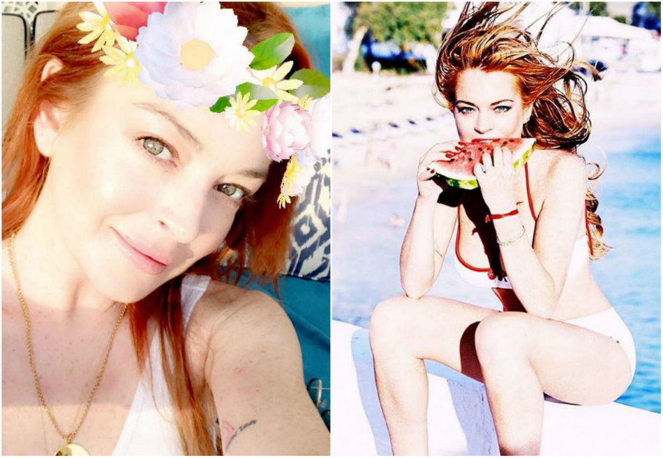 Lindsay Lohan e total transformata