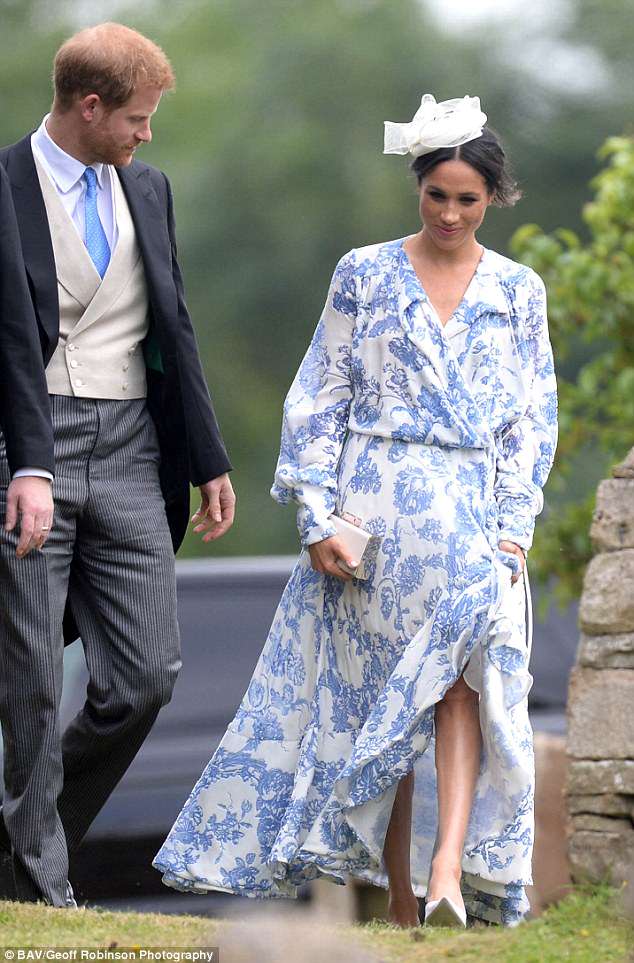 Harry si Meghan Markle au fost la nunta nepoatei Printesei Diana!
