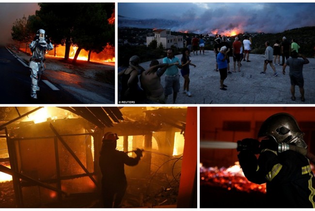 Incendiile din Atena au facut 74 de victime. Ce se intampla acum in Grecia