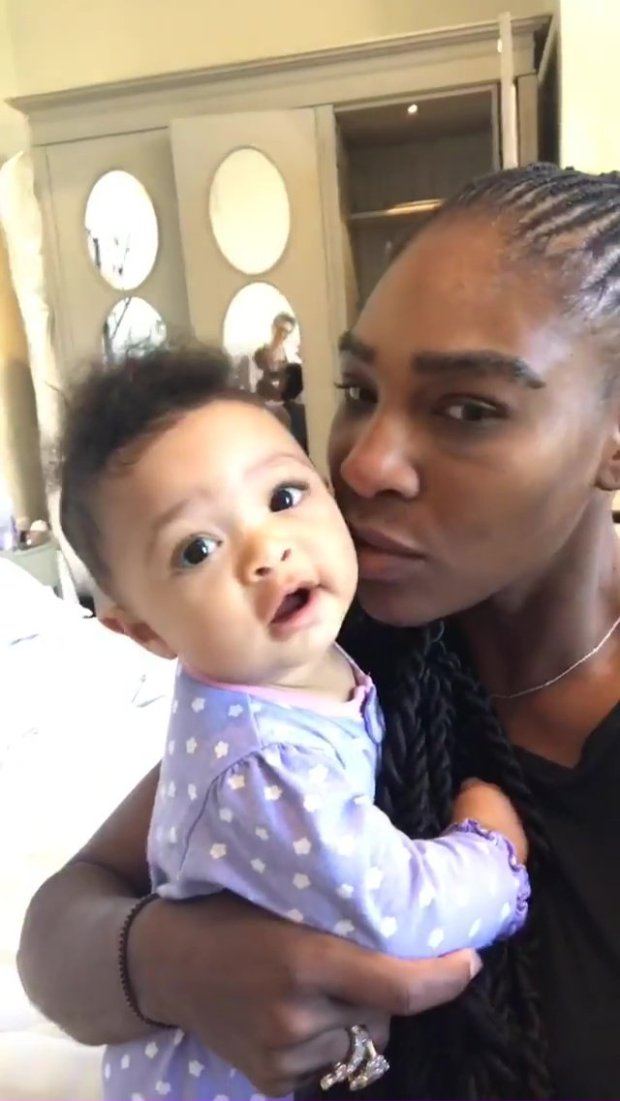 Serena Williams, in lacrimi la Wimbledon! Ce s-a intamplat cu fiica ei in timp ce ea se antrena de zor