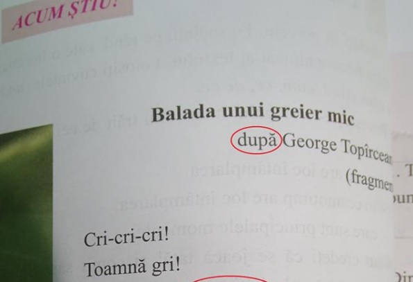 Poezia Balada Unui Greier Mic De George Toparceanu A Fost Modificata