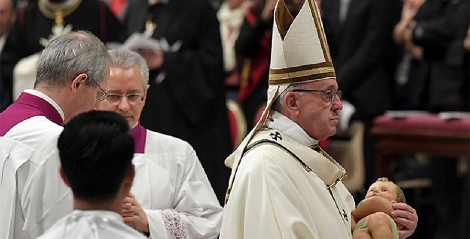 Papa Francisc, mesaj dur la slujba de Craciun pentru toti credinciosii