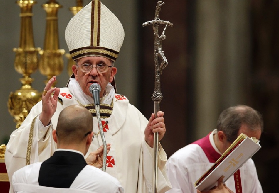 Papa Francisc, mesaj dur la slujba de Craciun pentru toti credinciosii