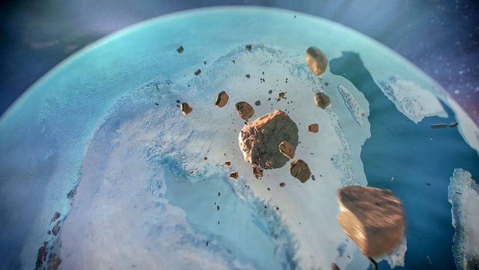 NASA a gasit al doilea crater gigantic de sub Groenlanda