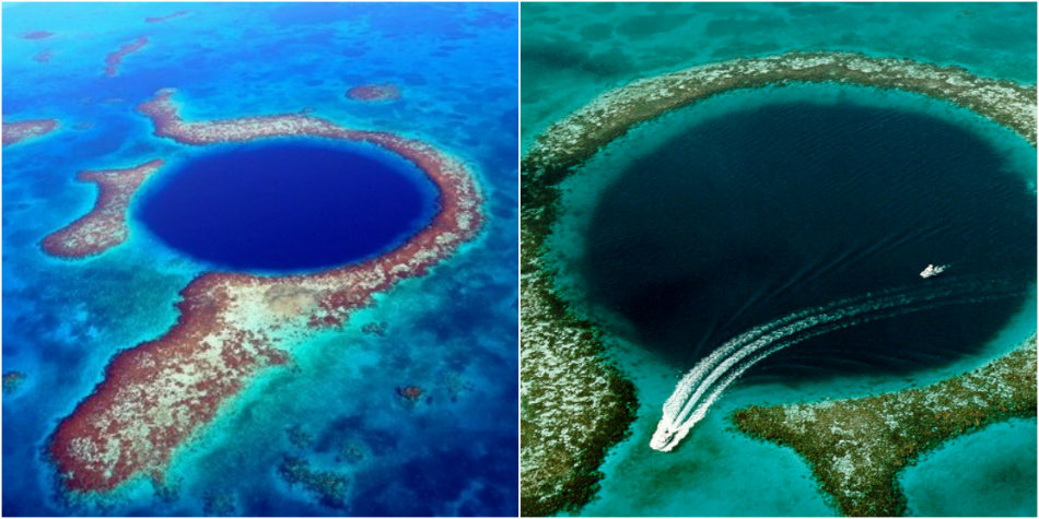 Ce S A Observat In Marea Gaura Albastra Din Belize Pentru Prima Oara