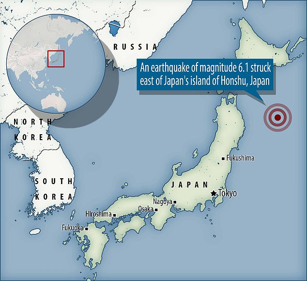 Cutremur in Japonia. Seismul a avut 6,1 grade pe scara Richter
