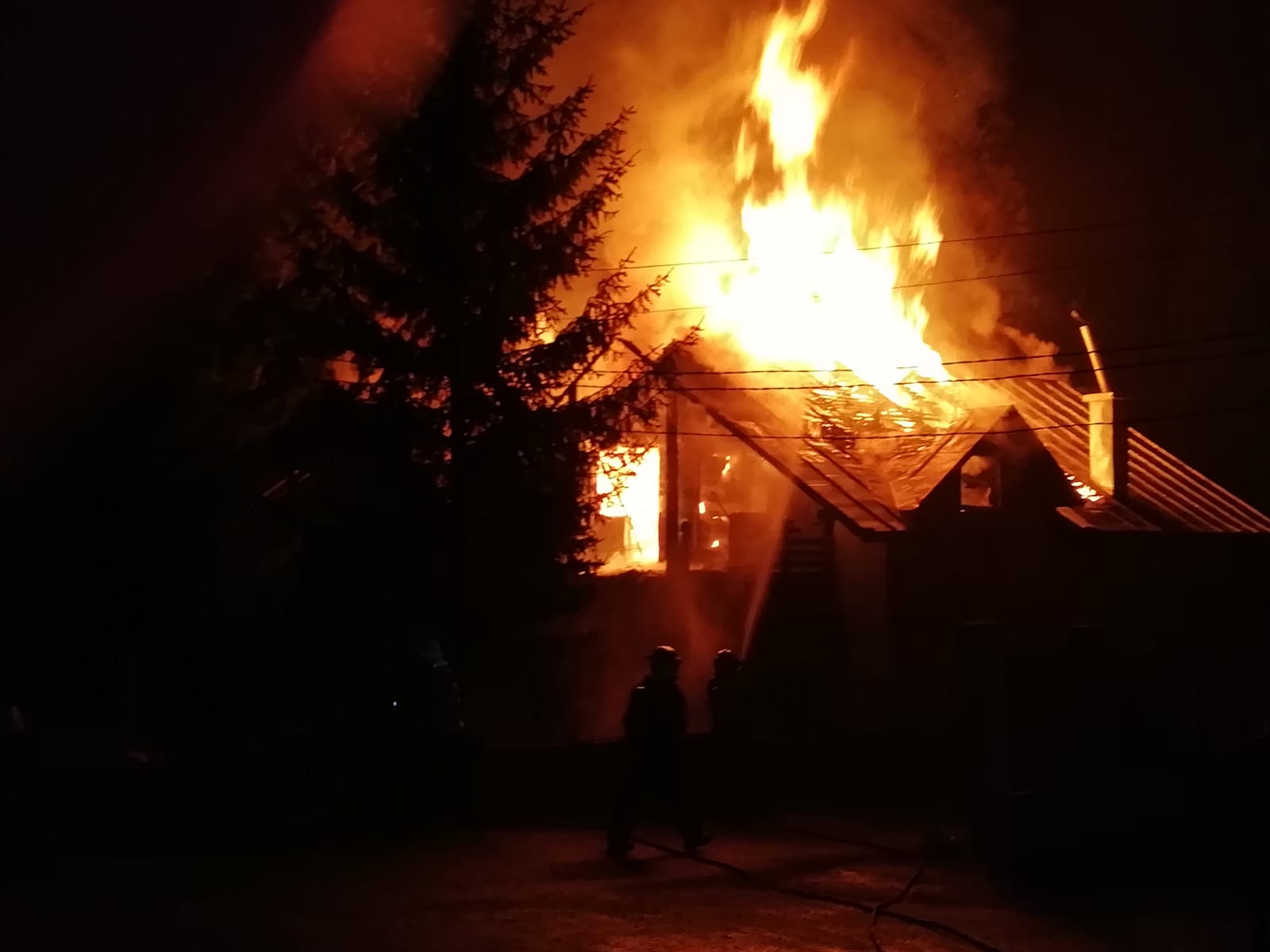 Incendiu devastator in Bistrita
