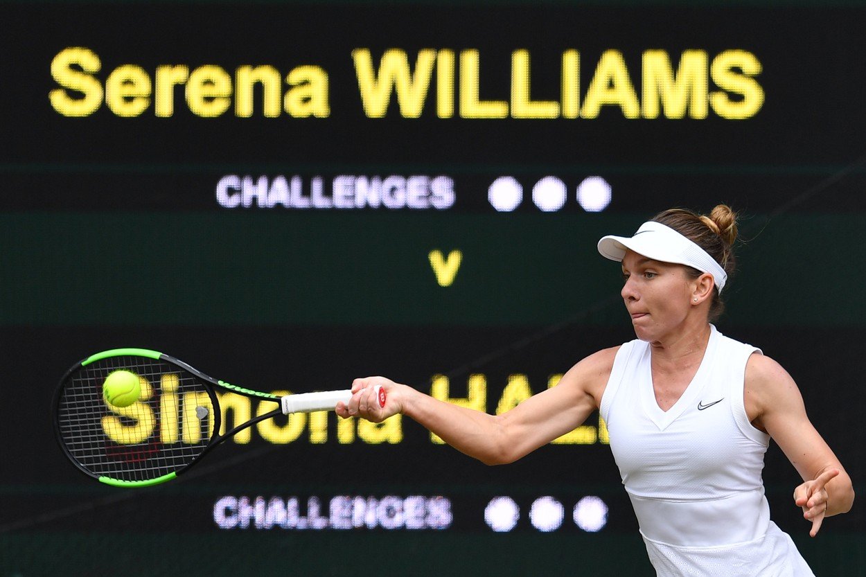Simona Halep a învins-o pe Serena Williams la Wimbledon