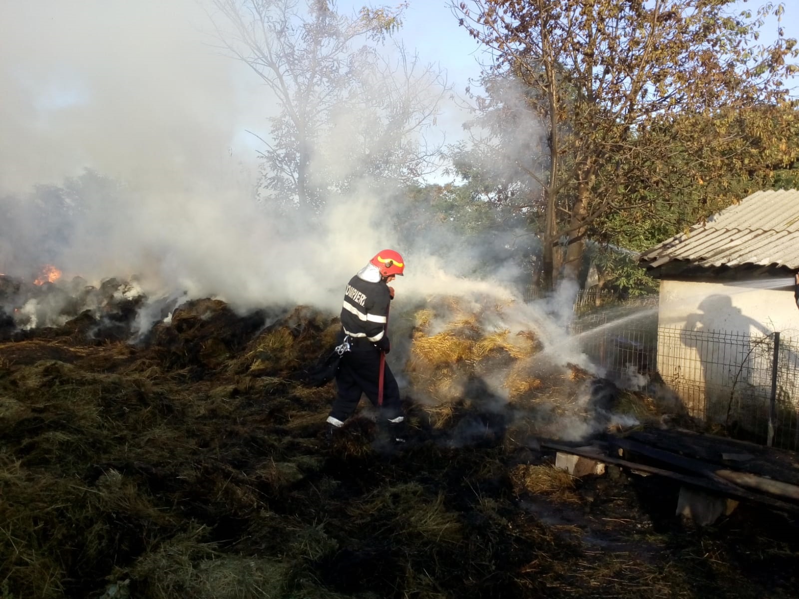 Intervenție a pompierilor din Botoșani