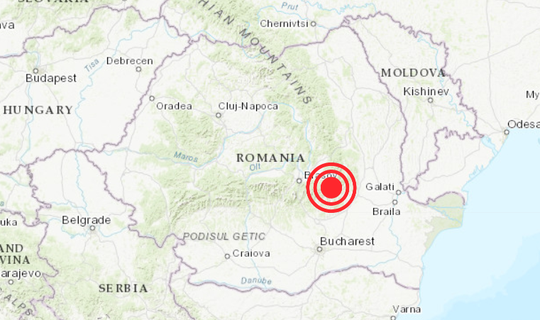 Cutremur în această dimineață în zona seismică Vrancea, Buzău