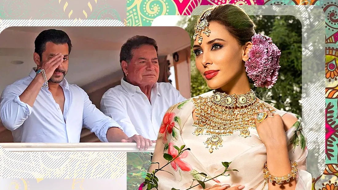 Iulia Vântur și părinții lui Salman Khan