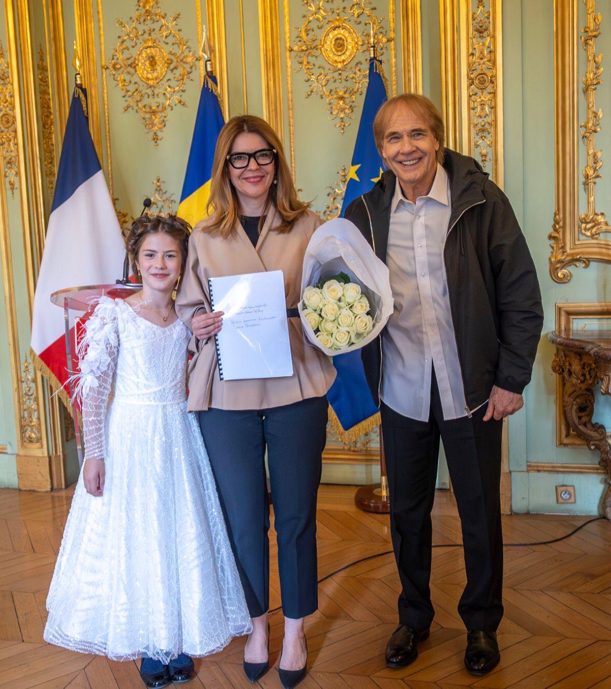 Miriam Alice Vultur, videoclip cu Richard Clayderman