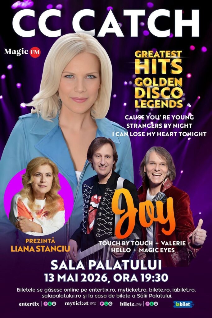 Poza pentru articolul Golden Disco Legends la Sala Palatului – CC Catch și Joy readuc epoca de aur a euro-disco