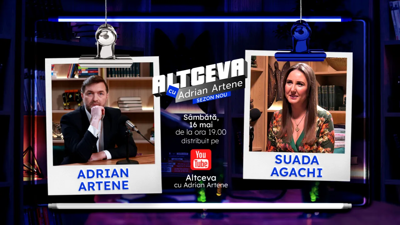Poza pentru articolul Dincolo de măști: Suada Agachi descifrează hărțile destinului la podcastul „Altceva cu Adrian Artene”! Cum ne trădează trăsăturile feței