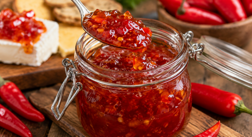 Dulceață de ardei iute, rețeta care face senzație toamna. Se prepară simplu și este delicioasă cu brânzeturi