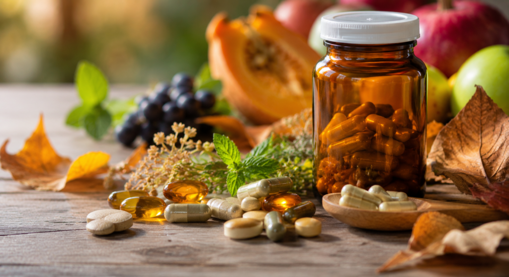 Suplimentele de toamnă. Ce vitamine și minerale pot fi necesare în sezonul rece și când nu trebuie luate „după ureche”