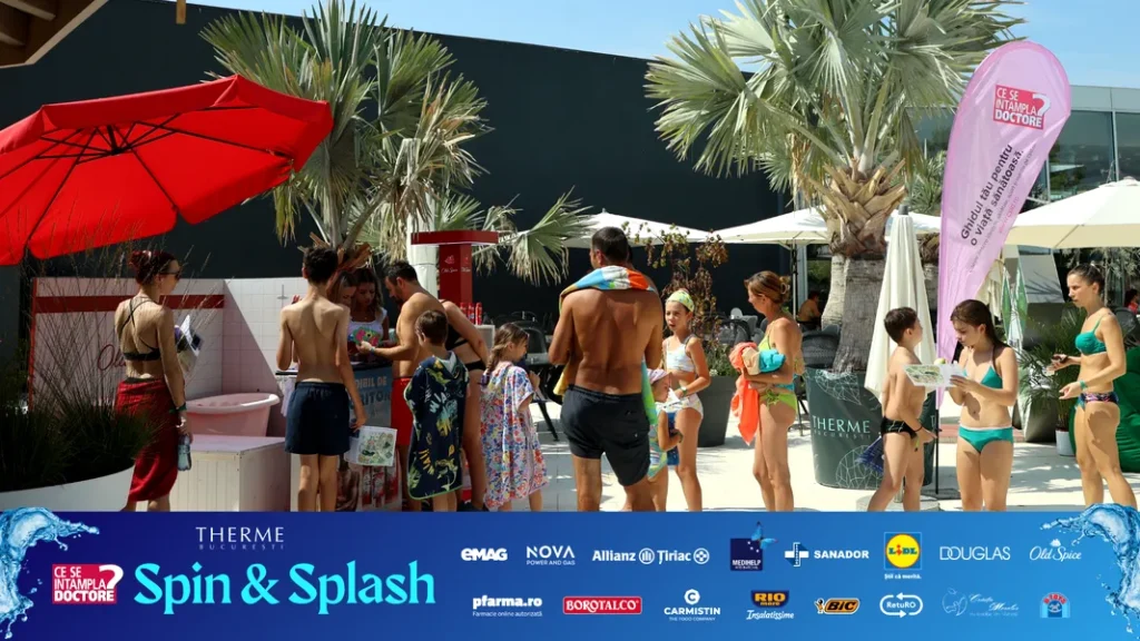 Cum a fost atmosfera la „Spin & Splash by CSID.ro”. Două zile de sport, joacă, sănătate și surprize la THERME București