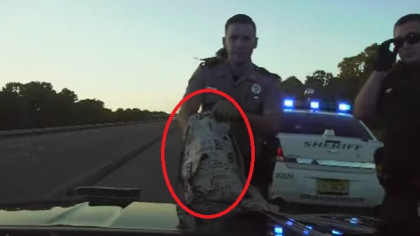 O șoferiță i-a șocat pe polițiști. Ce au găsit în geanta ei - VIDEO