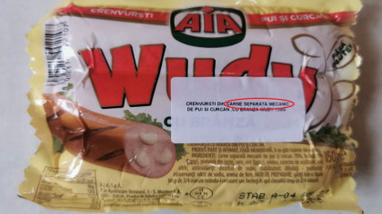Ce conțin produsele din supermarket cu eticheta 'carne separată mecanic'. Specialiștii atrag atenția asupra calității
