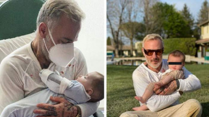Fetița lui Gianluca Vacchi s-a născut cu 'gura de lup'. Cum arată Blu Jerusalema la 2 ani