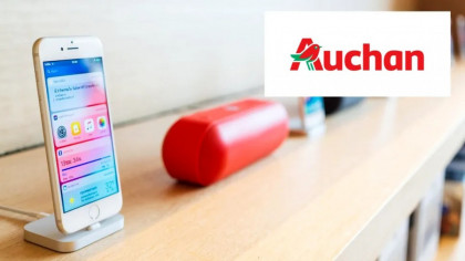 Mai ieftin decât la Flip.ro sau Klap.ro: Auchan are o ofertă de nerefuzat la un iPhone 8+