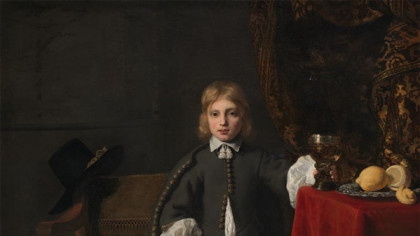 Detaliul ireal în acest tablou din 1652. Cu ce este încălțat băiețelul din imagine