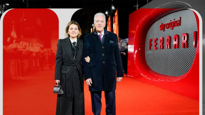 Apariție de senzație a Rominei, alături de soțul ei, Piero, la lansarea filmului ”Ferrari”, de la Londra: Imagini unice de pe covorul roșu!