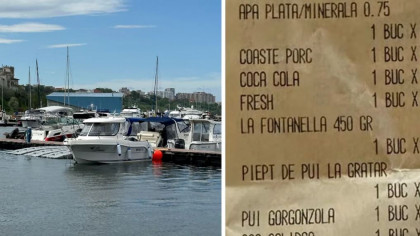 Patru români și-au făcut gaură în buget, după o masă pe litoral de 1 Mai! Câți bani au scos din buzunar la un restaurant din Portul Tomis