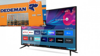 Dedeman are o ofertă excelentă la un SMART TV cu diagonala de 101 CM