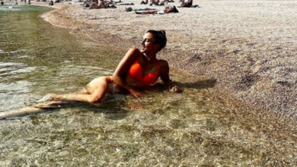 FOTO. Jaqueline Cristian, imagini fabuloase în costum de baie