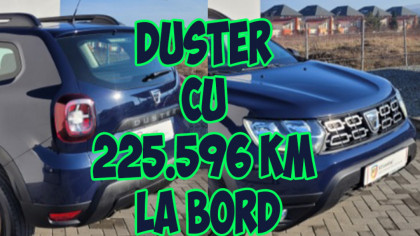 Cât mai valorează o Dacia DUSTER cu aproape 226.000 de KM recuperată de bancă?