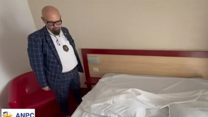 Piedone a intrat într-un hotel de 3 stele de pe litoral. Ce a găsut șeful ANPC pe pat, în cameră