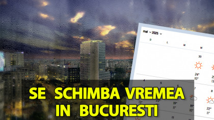 Meteorologii Accuweather au modificat prognoza în România. Se schimbă vremea în București, începând de sâmbătă