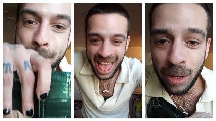 O nouă zi, o nouă achiziție pentru David Pușcaș! Ce și-a găsit tânărul într-un magazin vintage? 