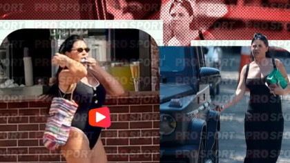 Cristina Roventa, la plajă! Imagini exclusive cu soția lui Alexandru Maxim la piscină