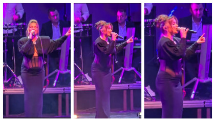 Zeci de urmăritori au felicitat-o pe Carmen de la Sălciua, după ce a apărut într-o rochie în care se observa burtica artistei. Aceasta a făcut un anunț important: “Sper ca am lămurit situația.”