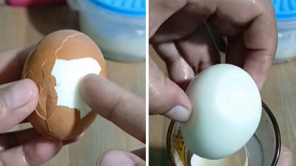 Cum să decojești un ou perfect, în doar 5 secunde. Trucul folosit de Generația Z